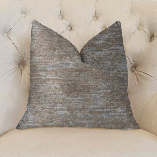 Bella Isabella Brown and Beige Luxury Throw Pillow