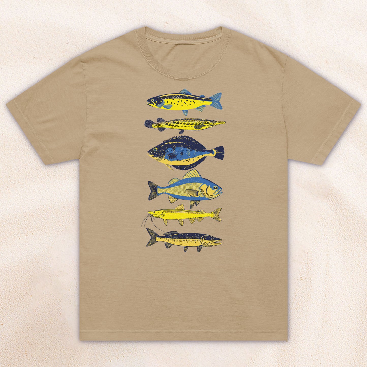 Atlantic Catch T-Shirt – Khaki