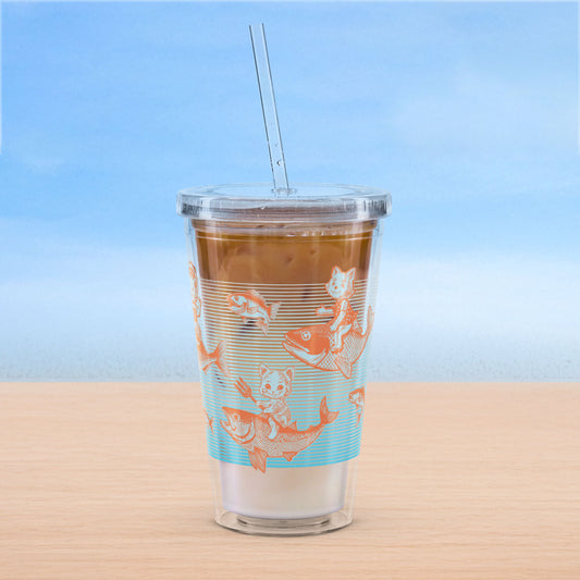 The Cat's Fish Insulated Tumbler