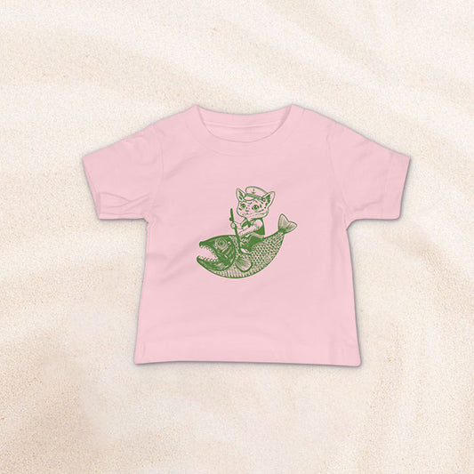 The Cat's Fish Baby Jersey Short Sleeve Tee