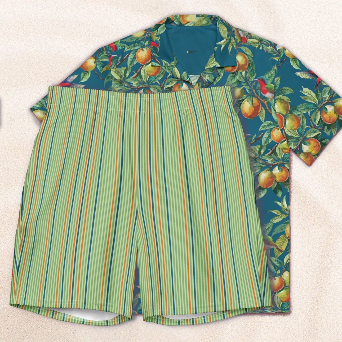 Citrus Grove Cuban Collar Shirt – Aegean