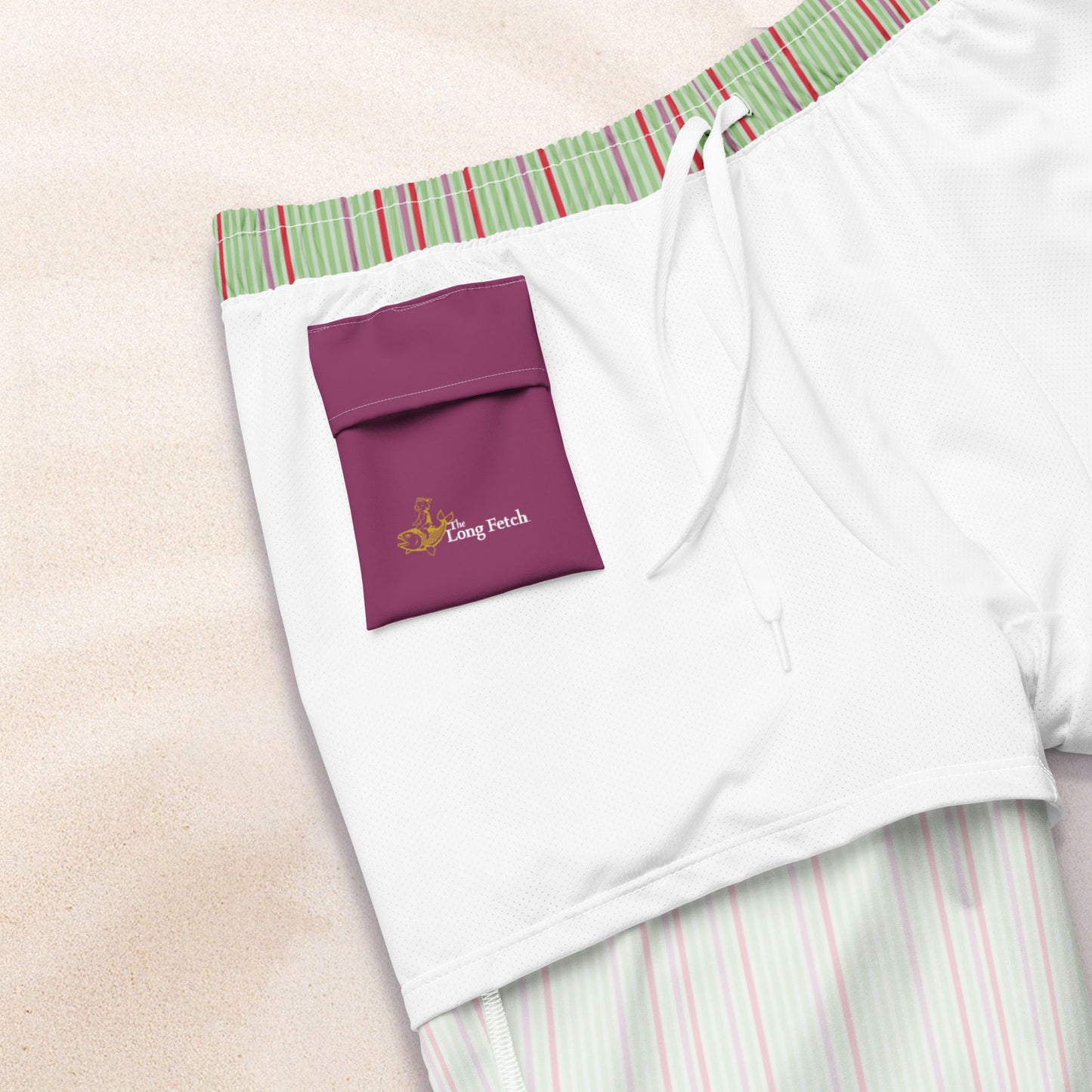 Sorrento Stripe Eco-Friendly Swim Trunks