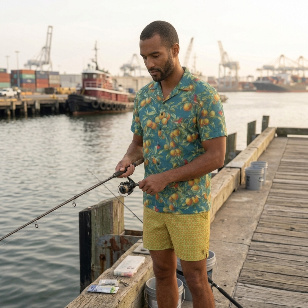 Buoys of Joy Eco-Friendly Swim Trunks – Golden Hour