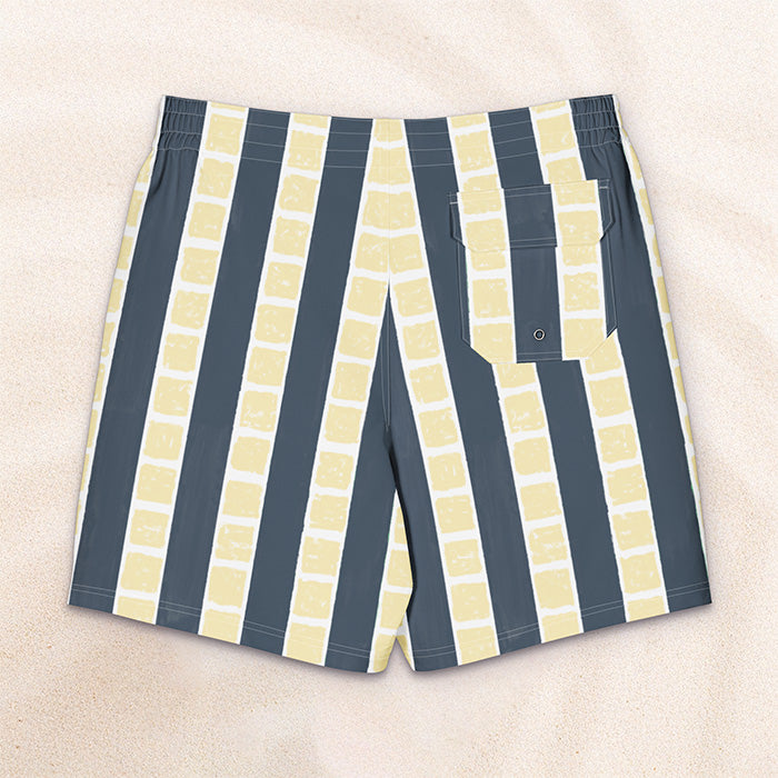 Palheiros Board Shorts – Skipping Stone Stripe