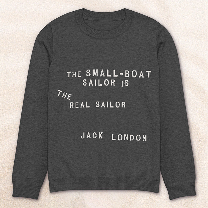 The Small-Boat Sailor Sweater — Charcoal