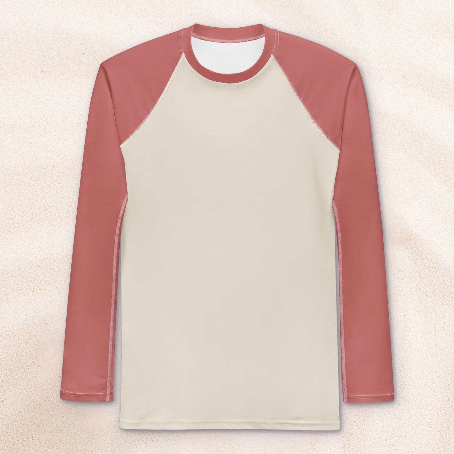 Color Block Surf Shirt – Red Fade and Cream