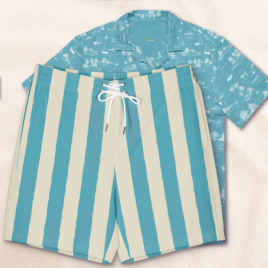 Palheiros Board Shorts – Ocean Blue