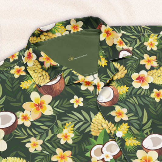 Tropicalia Camp Shirt – Jungle Green