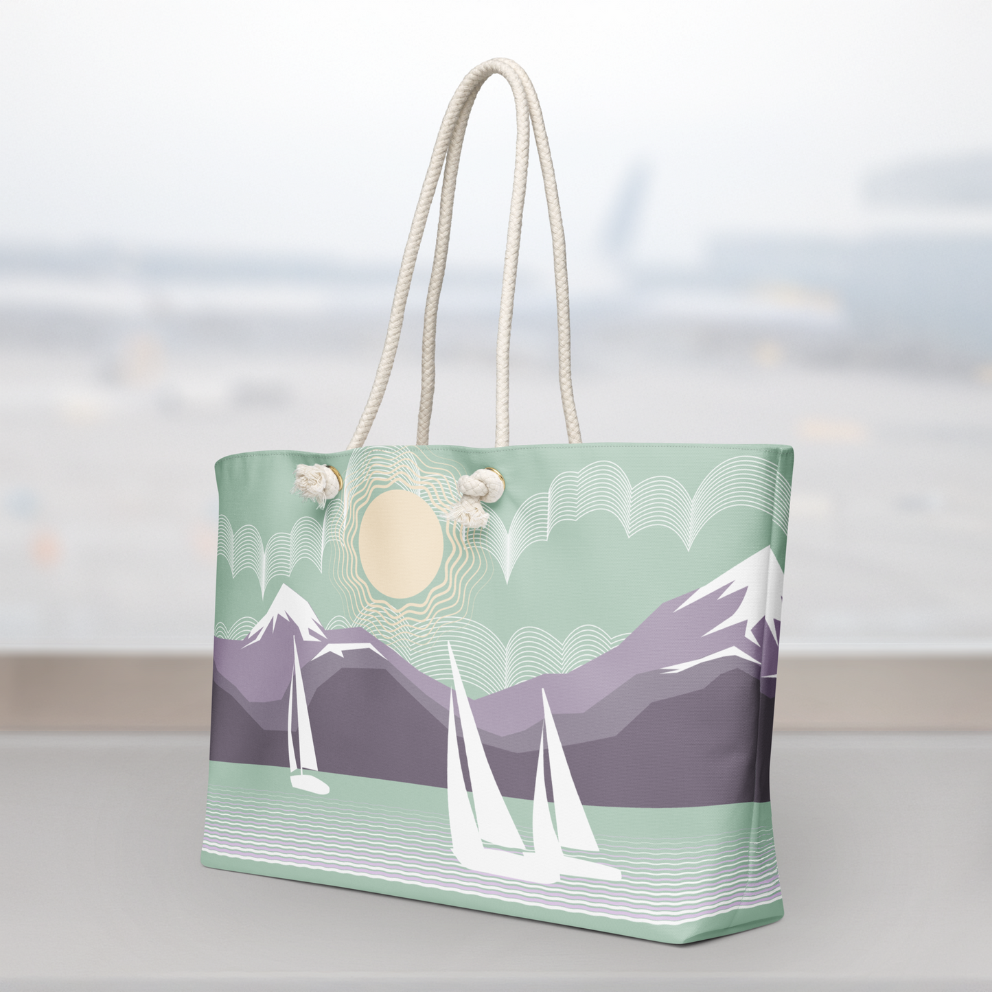 Oversized weekender bag for quick getaways