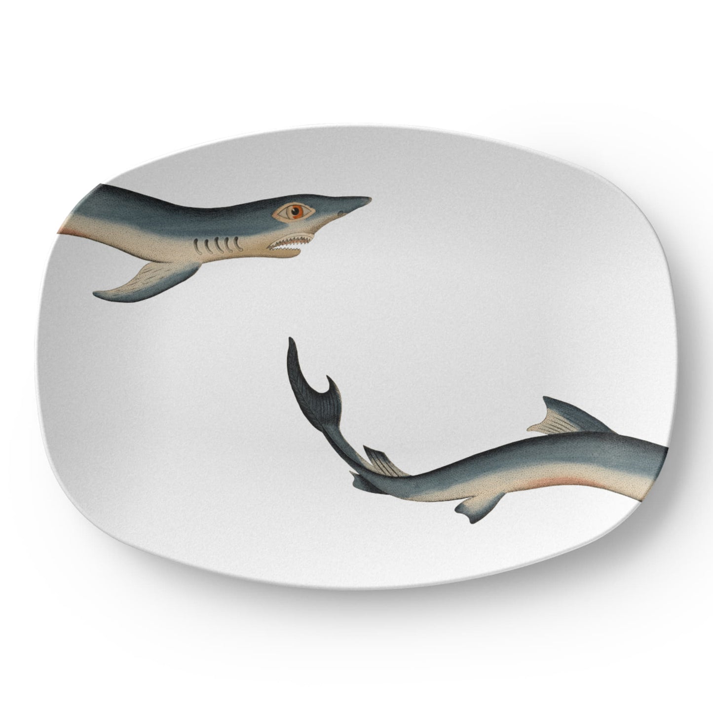 Vintage sharky fish serving plate