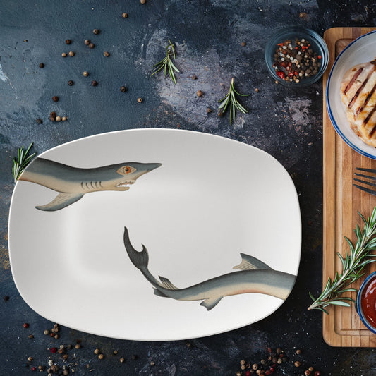 Vintage sharky fish serving plate