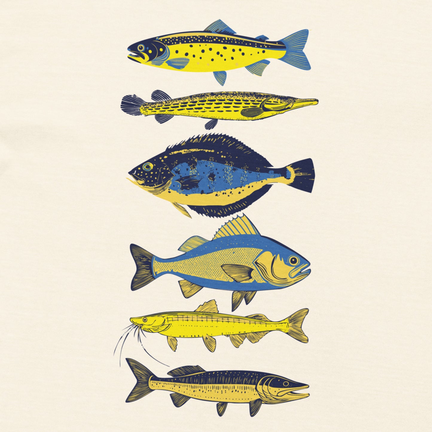 Atlantic Catch T-Shirt – White Sand