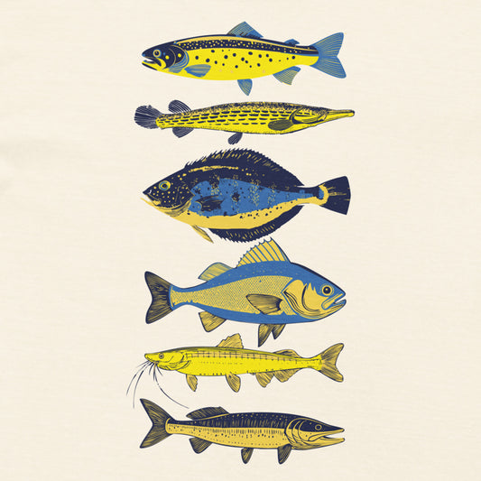 Atlantic Catch T-Shirt – White Sand