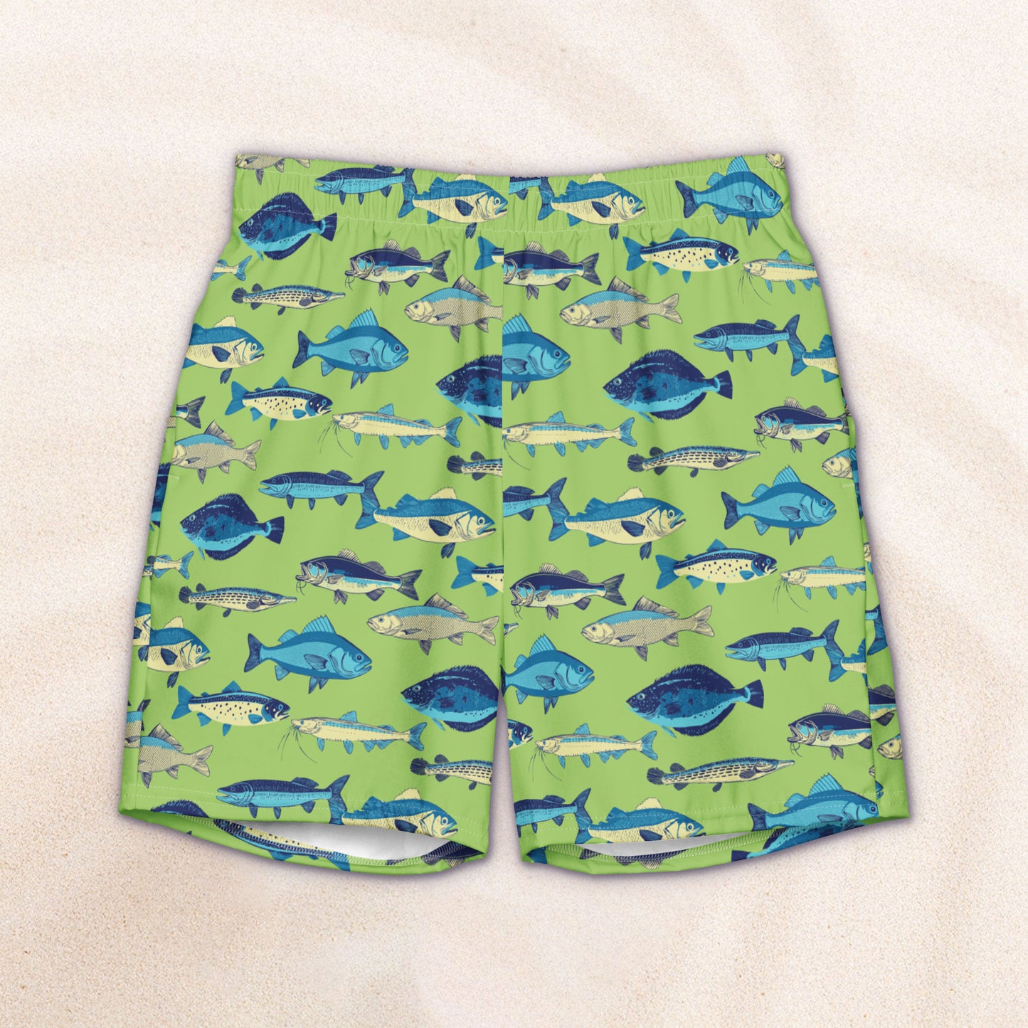 Atlantic Catch Conservation Swim Trunks – Sea Moss
