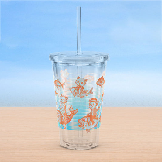 The Cat's Fish Insulated Tumbler