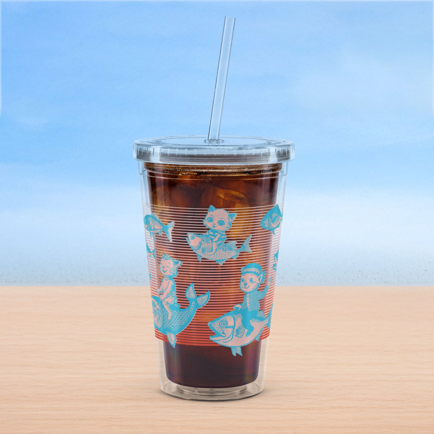 The Cat's Fish Insulated Tumbler