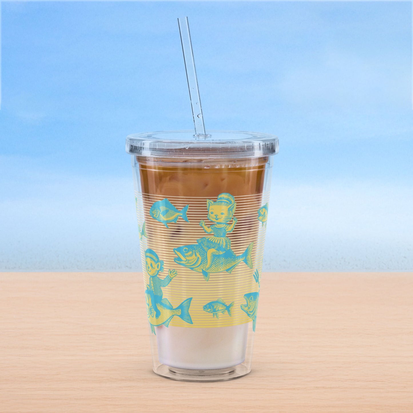 The Cat's Fish Insulated Tumbler