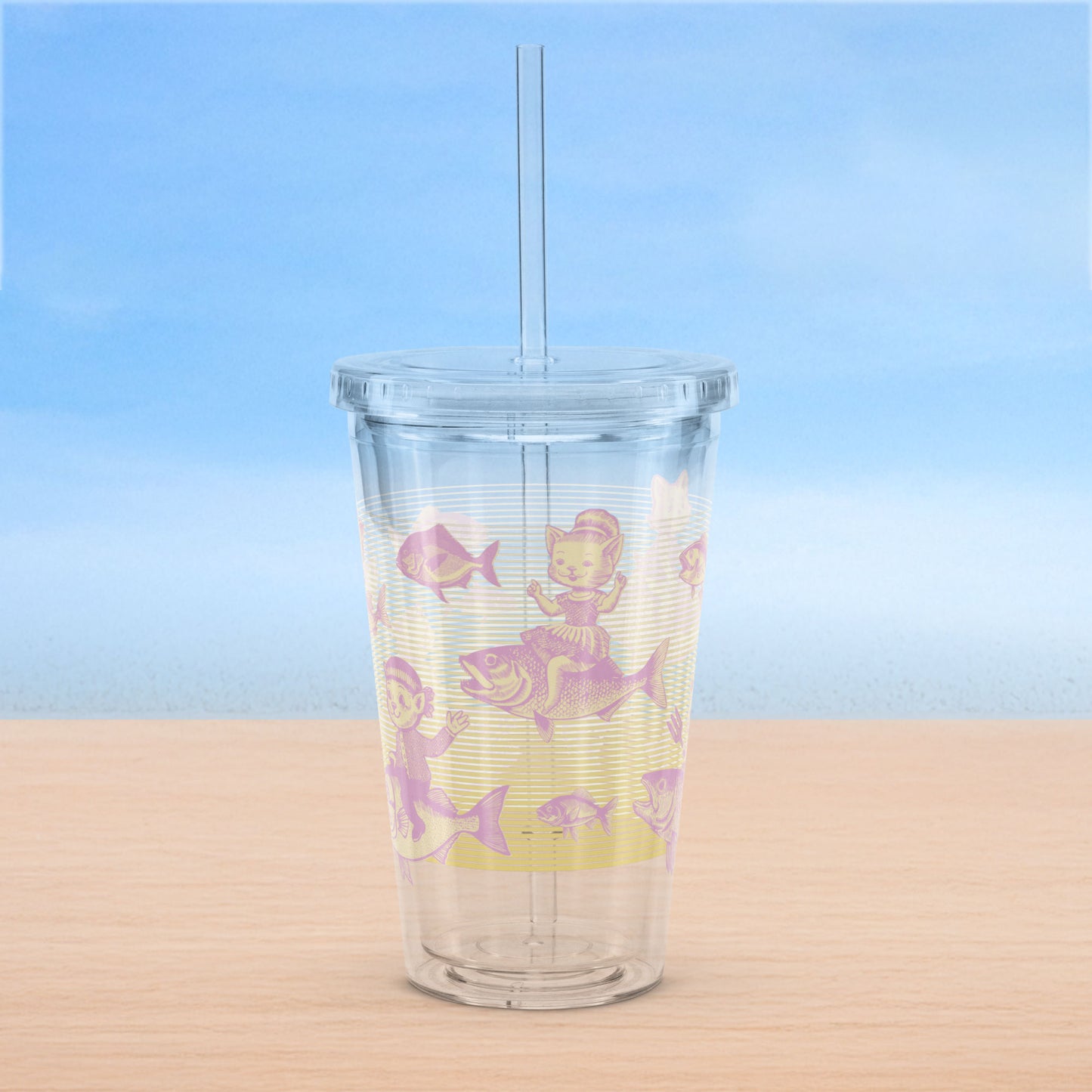The Cat's Fish Insulated Tumbler