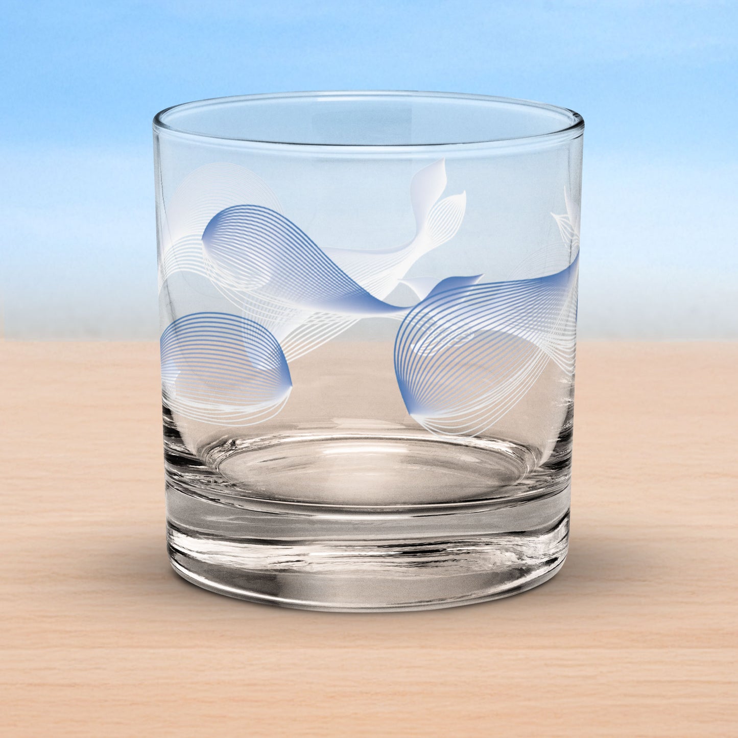 Whales old fashioned on-the-rocks glasses