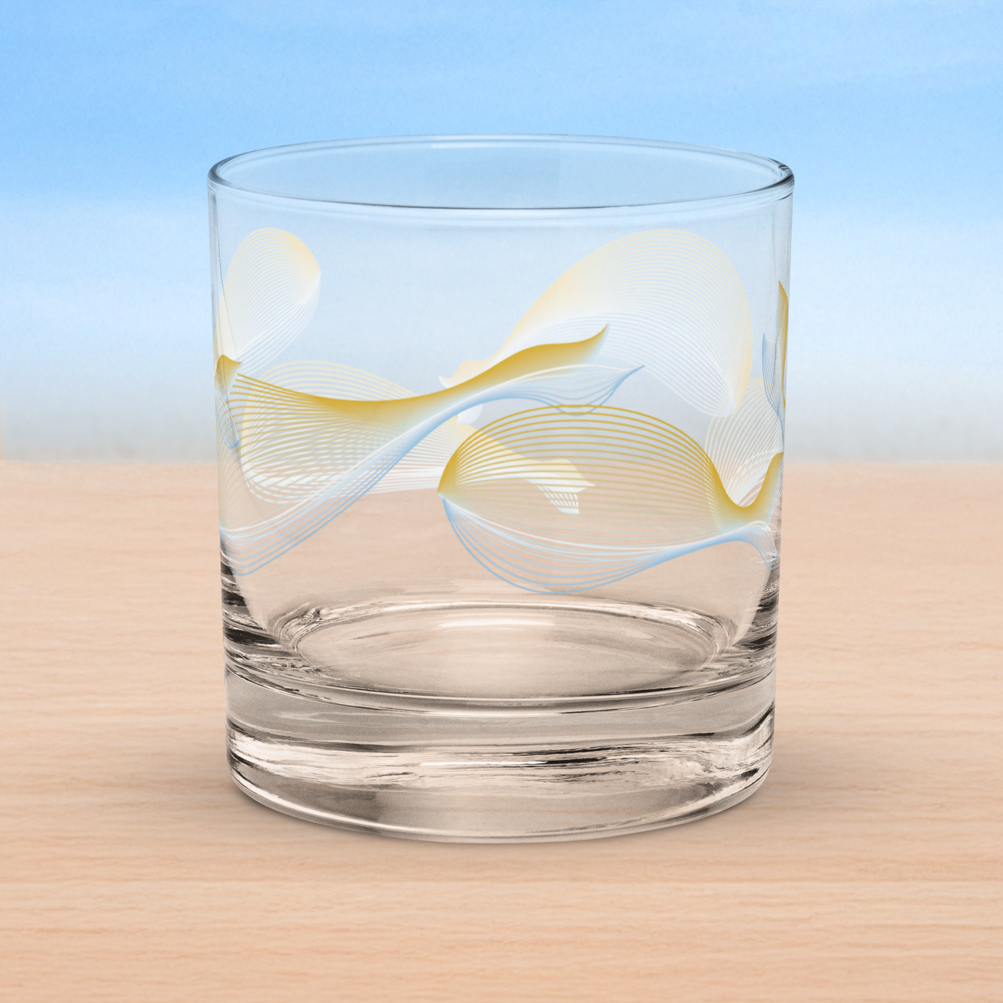 Whales old fashioned on-the-rocks glasses