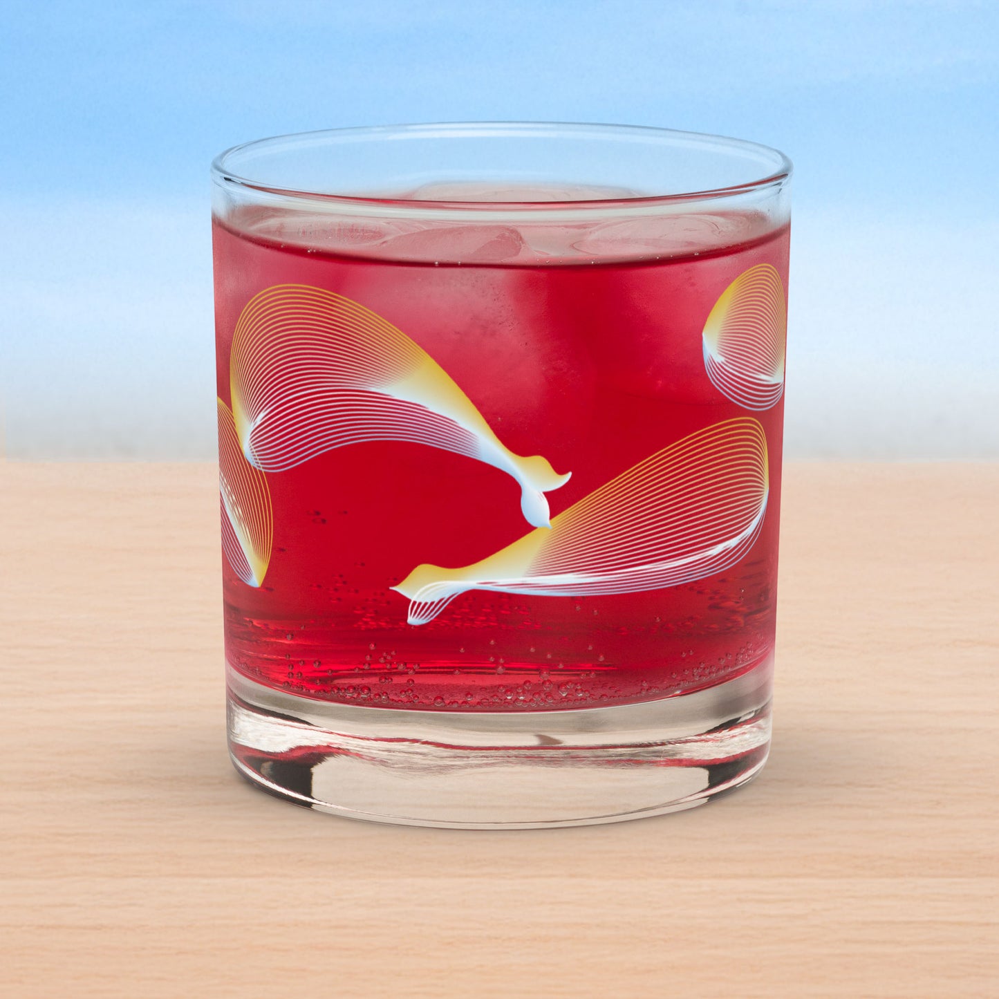 Whales old fashioned on-the-rocks glasses