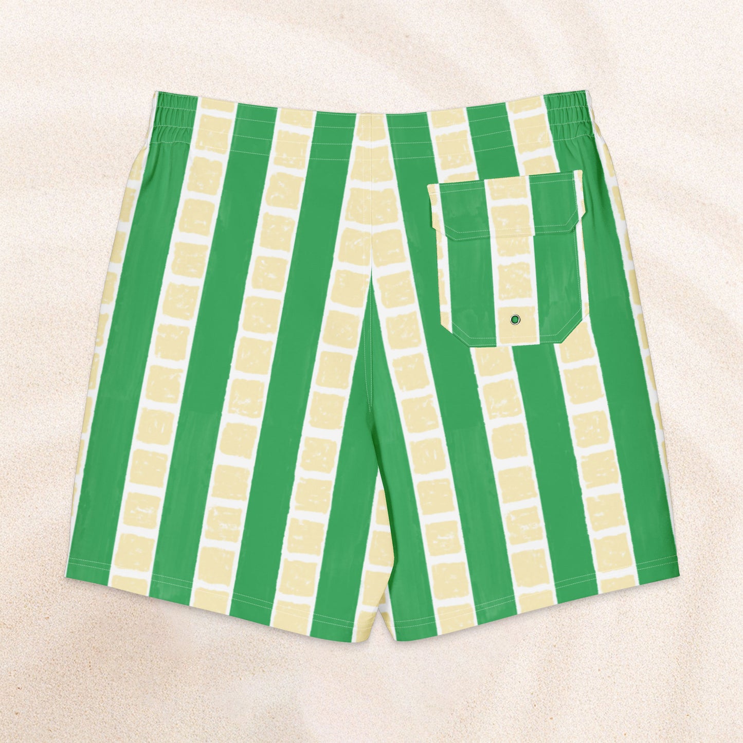 Palheiros Board Shorts – Turtle Stripe