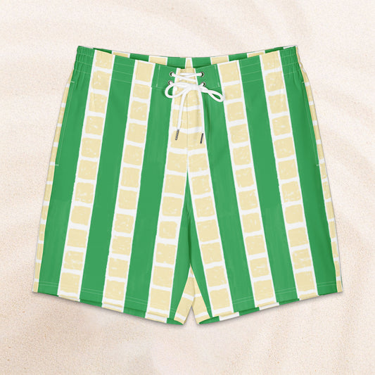 Palheiros Board Shorts – Turtle Stripe