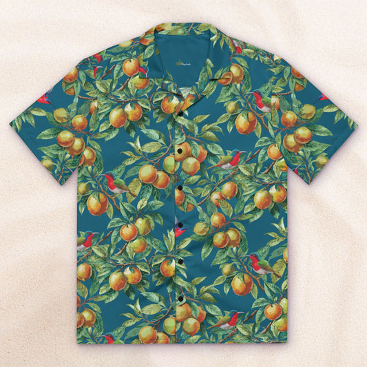 Citrus Grove Cuban Collar Shirt – Aegean