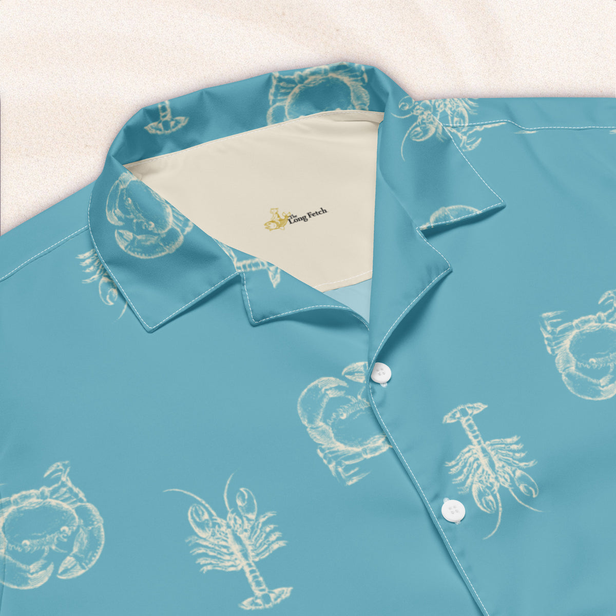 Field Guide Cuban Collar Shirt – Sky Blue