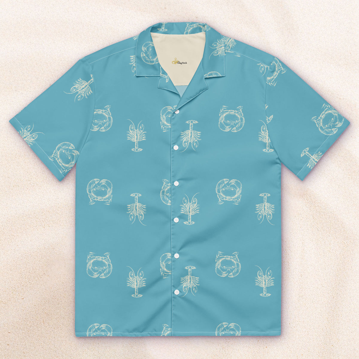 Field Guide Cuban Collar Shirt – Sky Blue