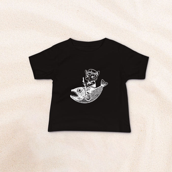 The Cat's Fish Baby Jersey Short Sleeve Tee