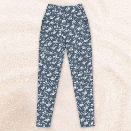 The Cat's Fish Yoga Leggings with Pockets – Van Deusen Blue