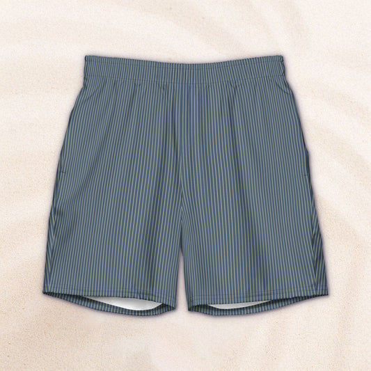 Pin Stripe Conservation Swim Trunks – Van Deusen Navy