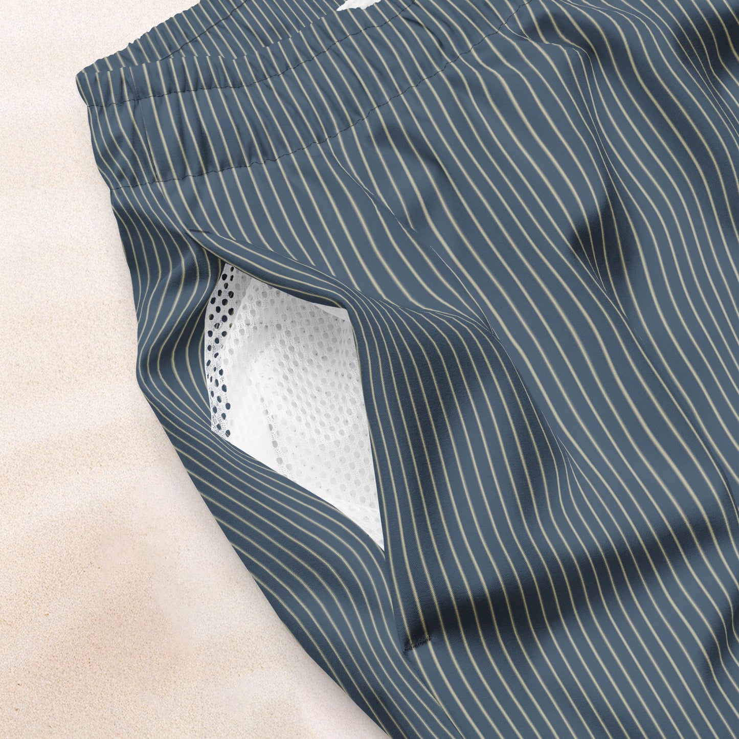 Pin Stripe Conservation Swim Trunks – Van Deusen Navy