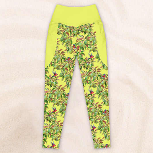 Citrus Grove Yoga Leggings with Pockets – Icterine Yellow