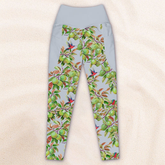 Citrus Grove Yoga Pants – Seafog Blue