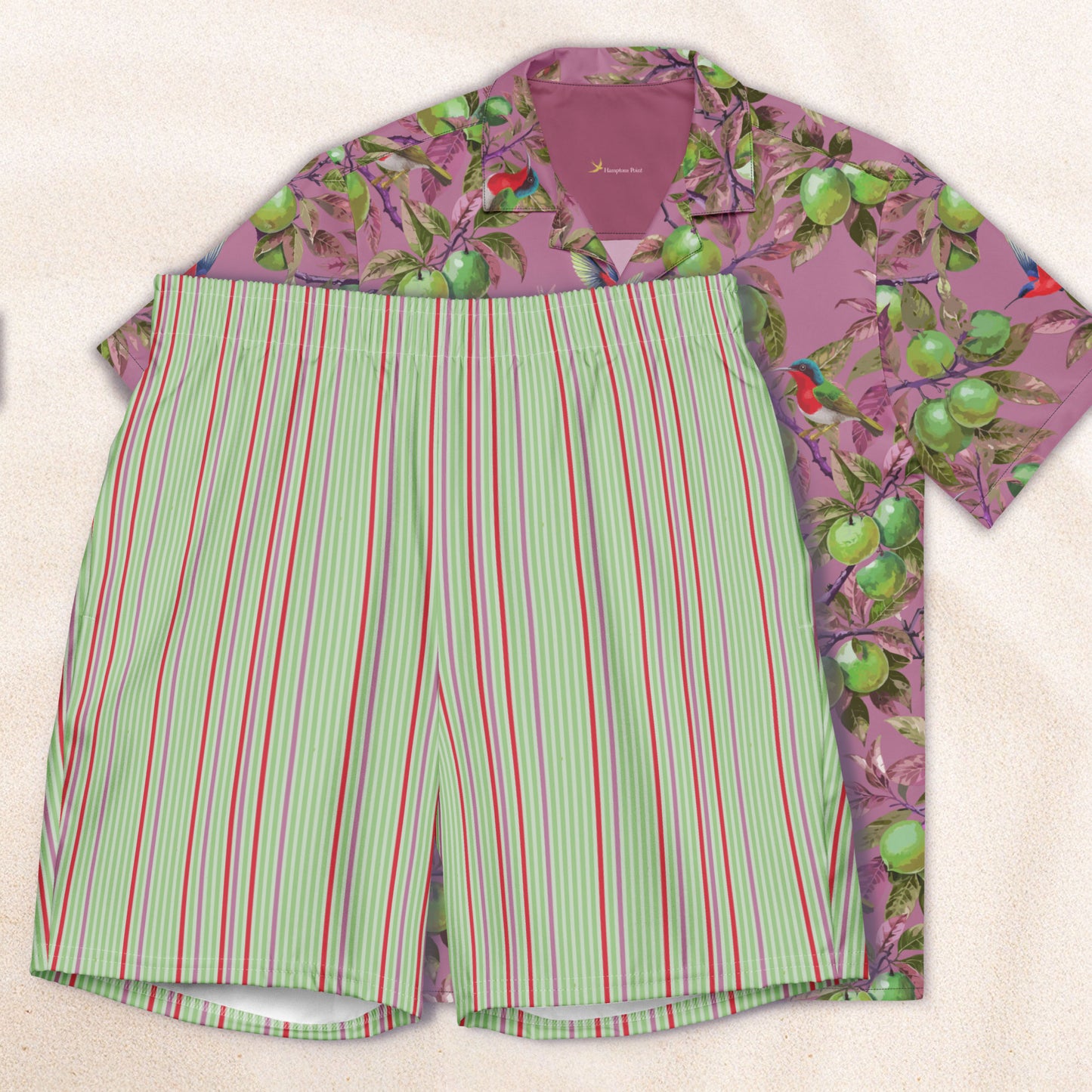 Sorrento Stripe Eco-Friendly Swim Trunks