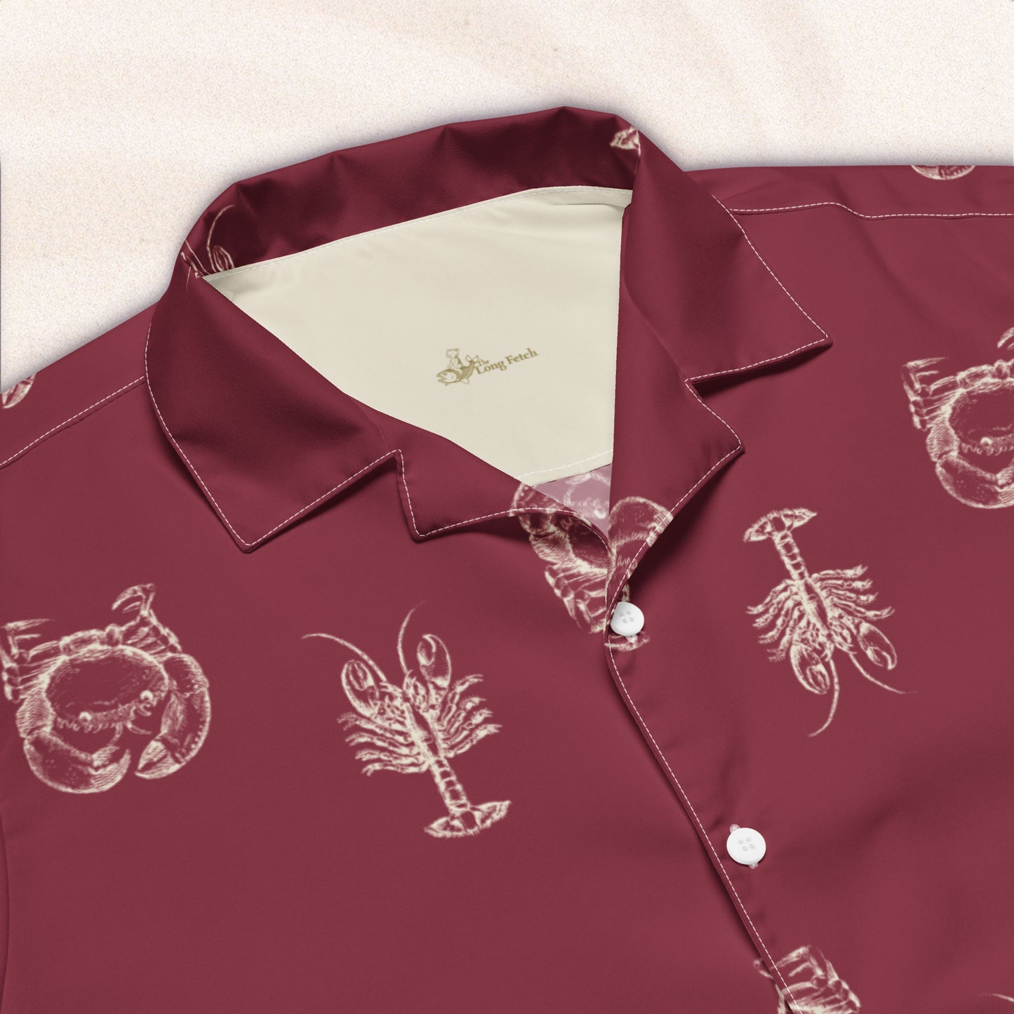 Field Guide Cuban Collar Shirt – Burgundy