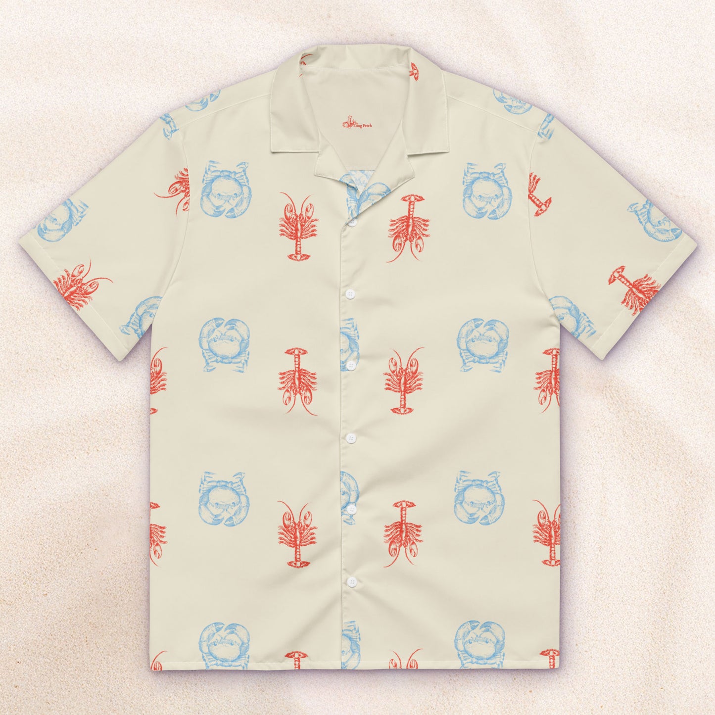 Field Guide Cuban Collar Shirt – Colorful Cream