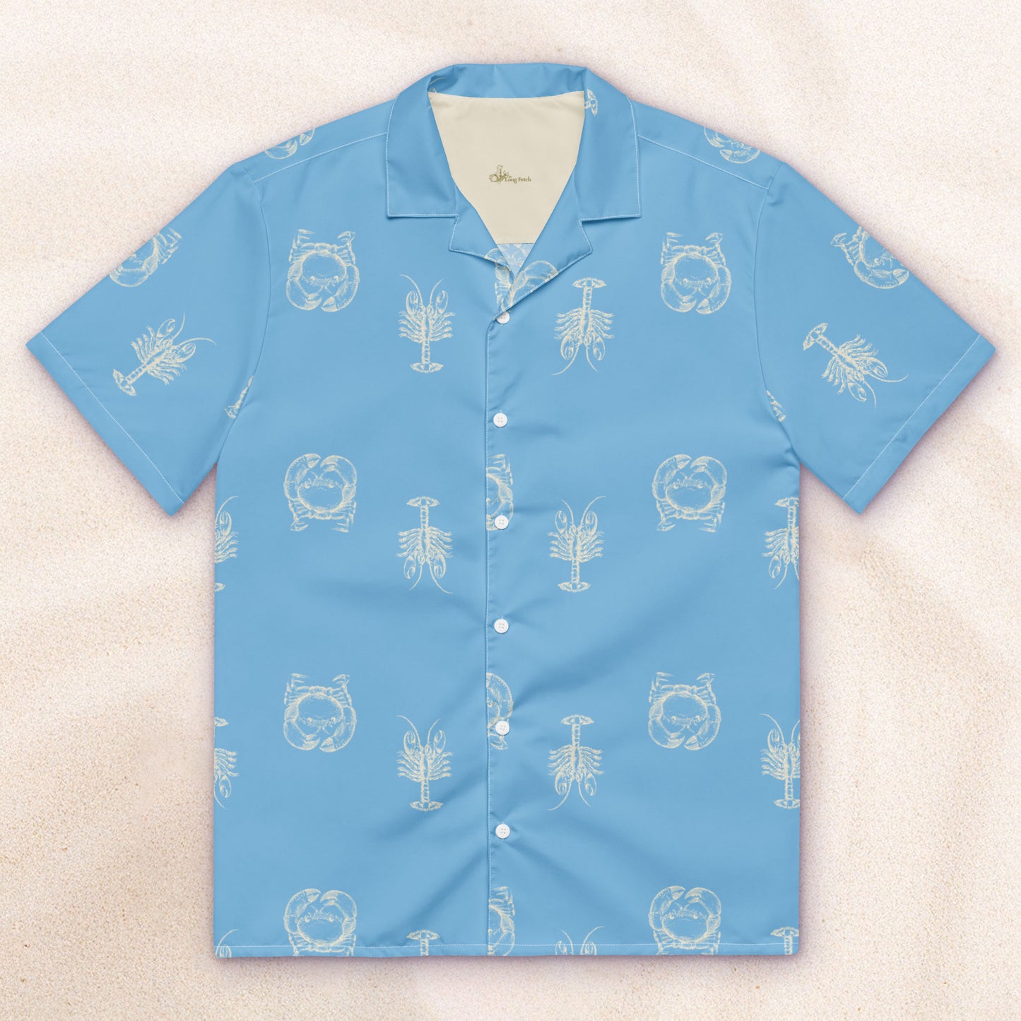 Field Guide Cuban Collar Shirt – Sky Blue