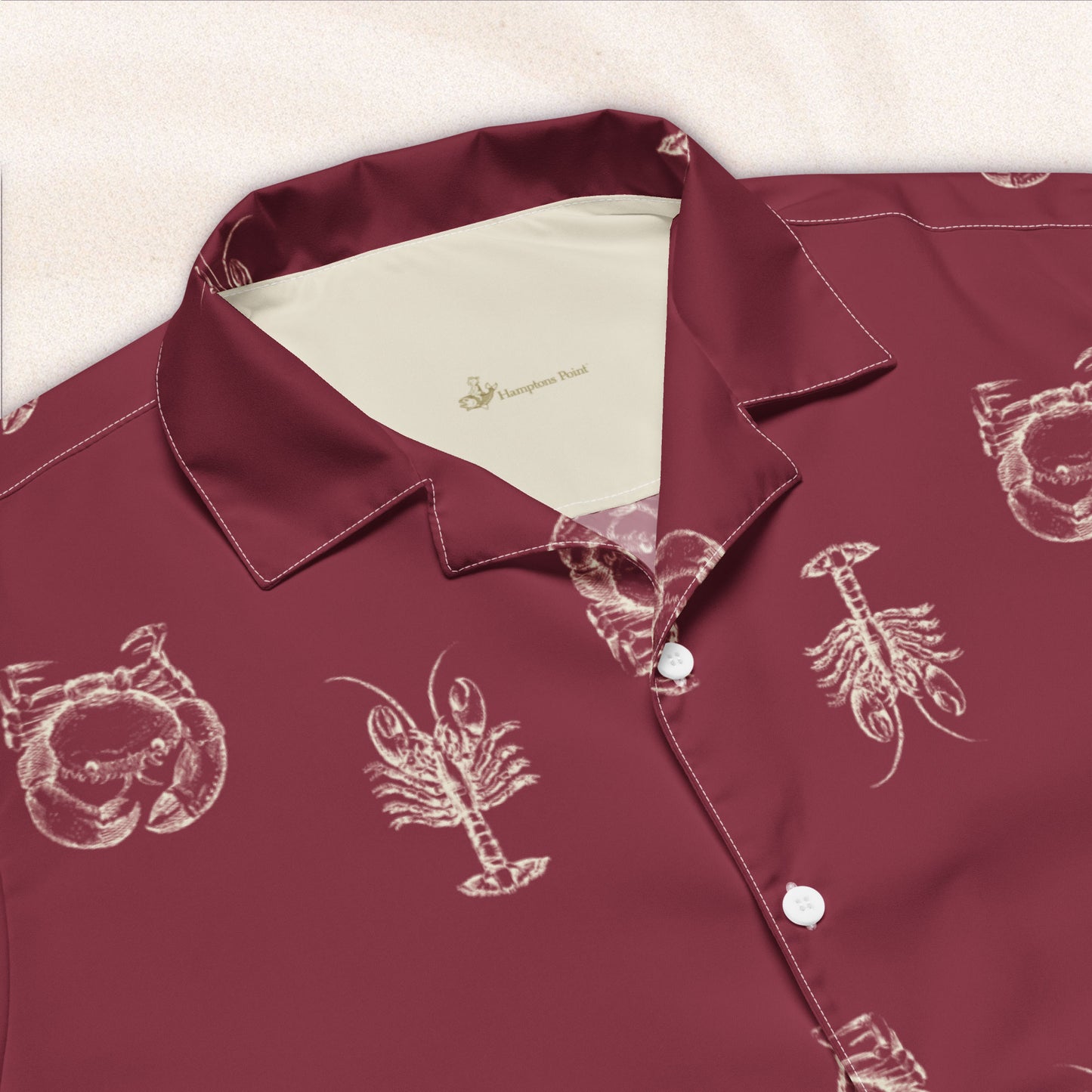 Heavy Crabs and Jumbo Lobsters Vacation Shirt – Burgundy