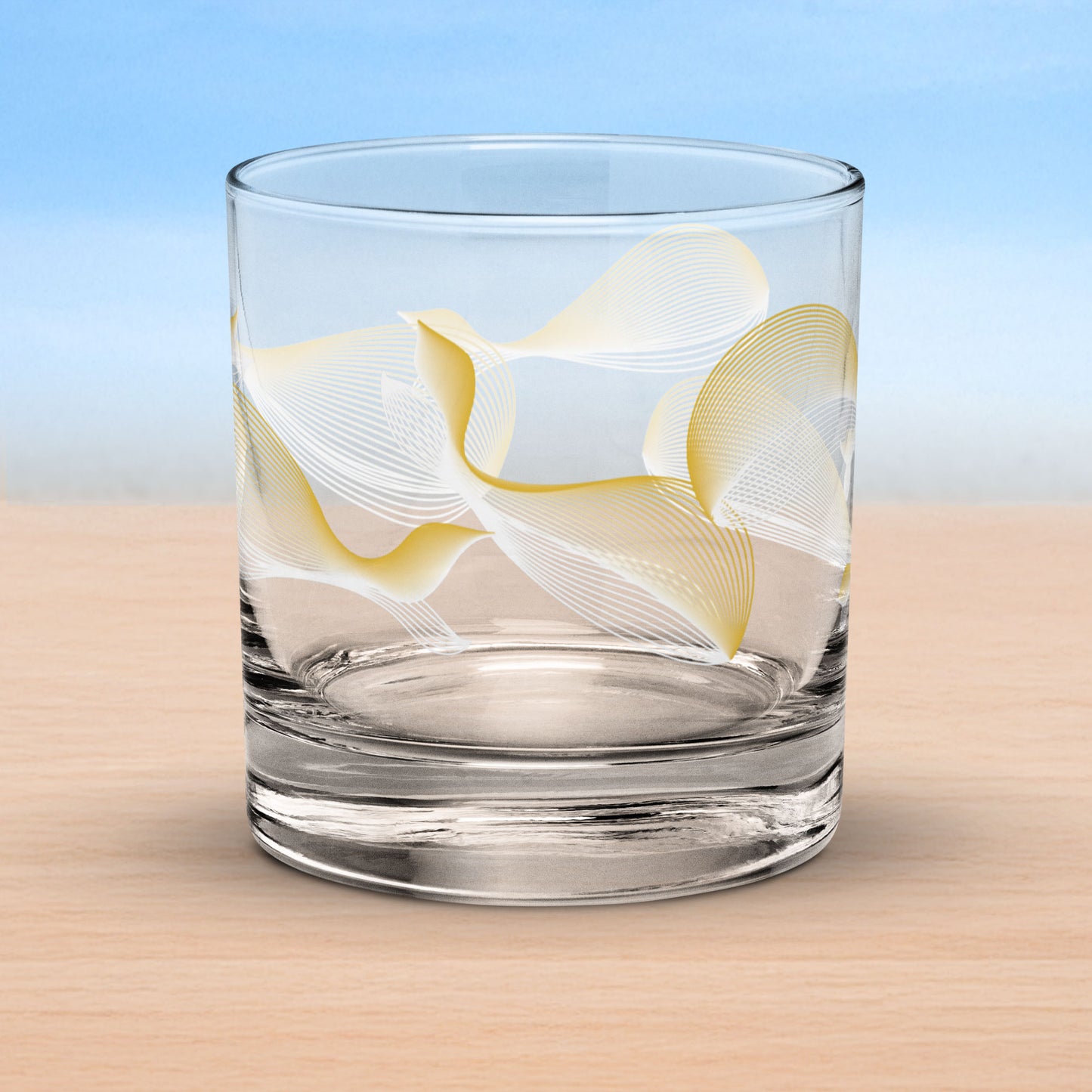 Whales old fashioned on-the-rocks glasses