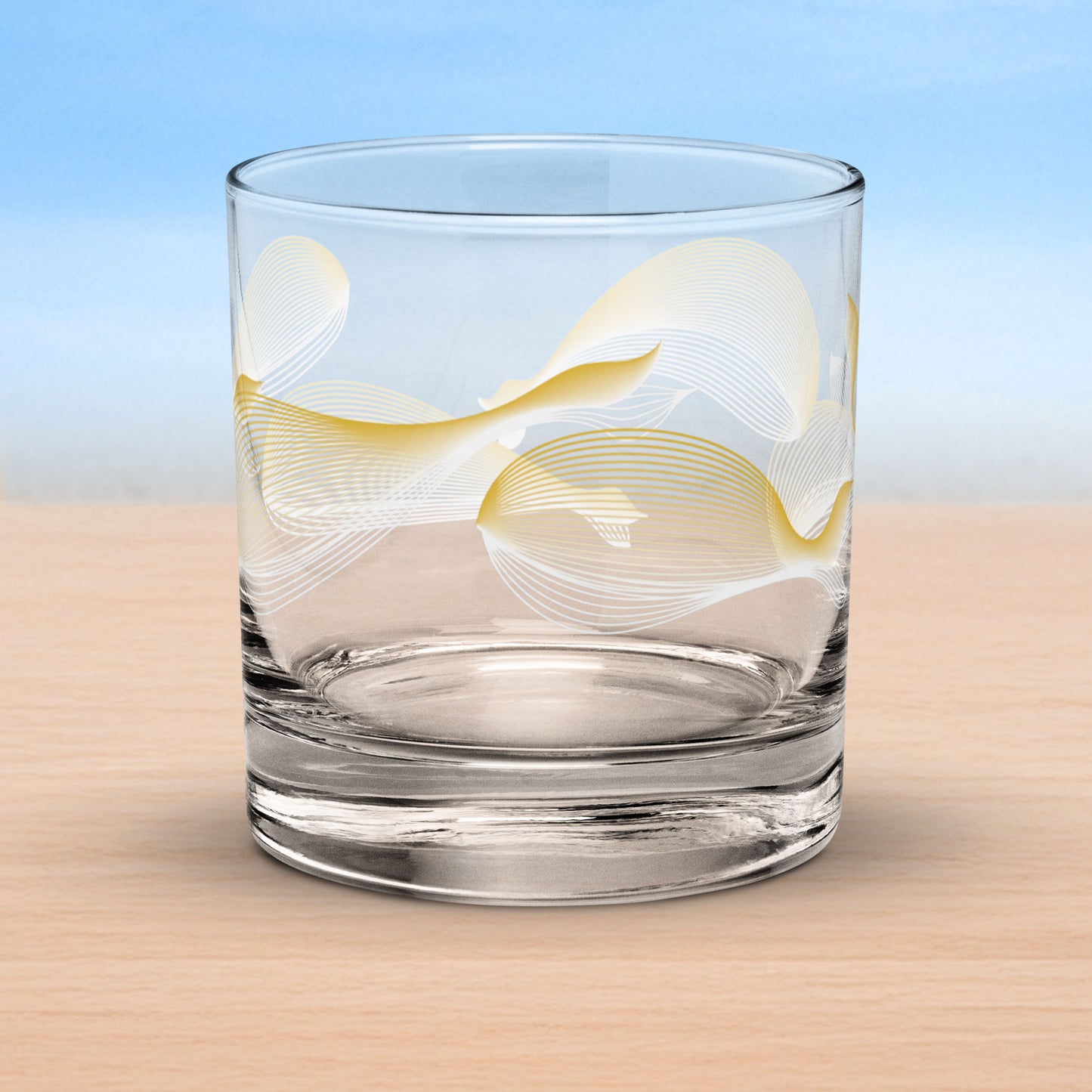 Whales old fashioned on-the-rocks glasses
