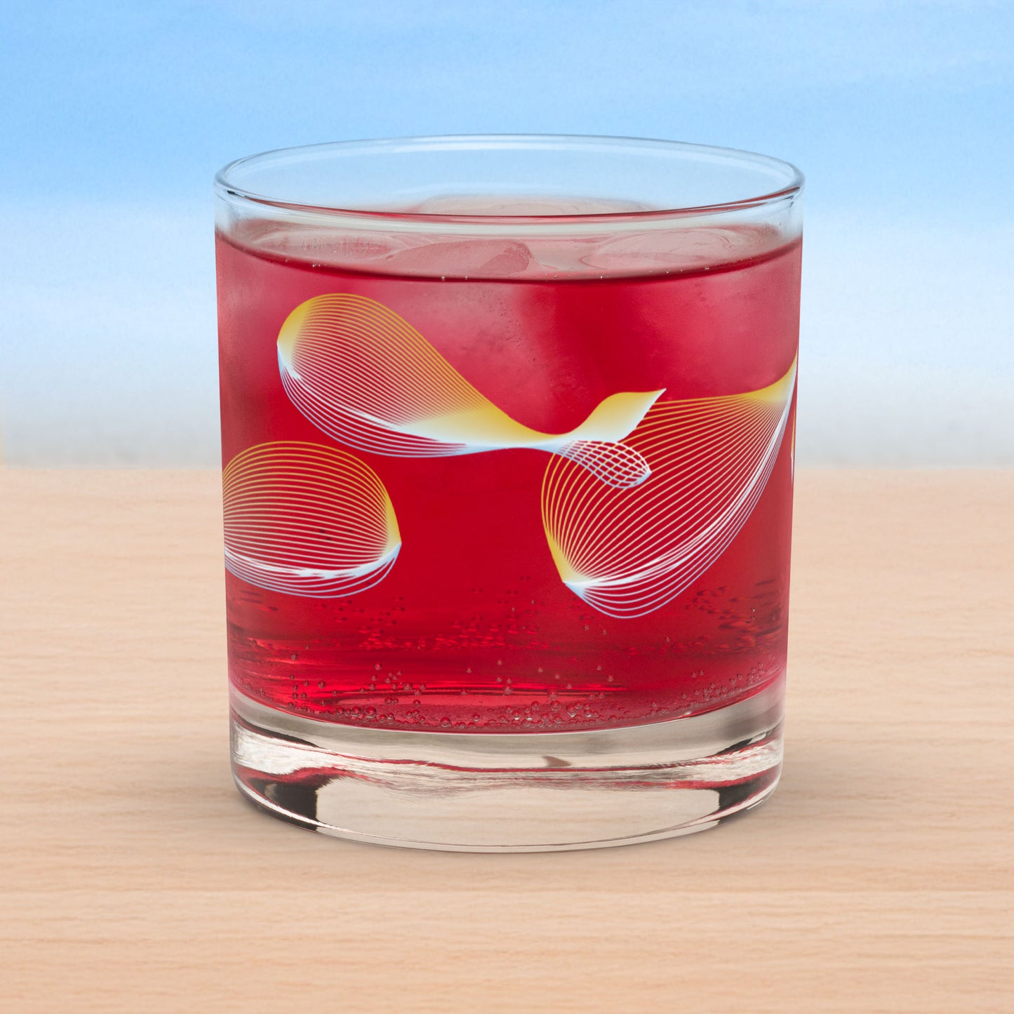 Whales old fashioned on-the-rocks glasses