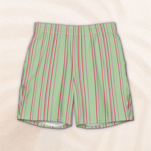 Sorrento Stripe Eco-Friendly Swim Trunks