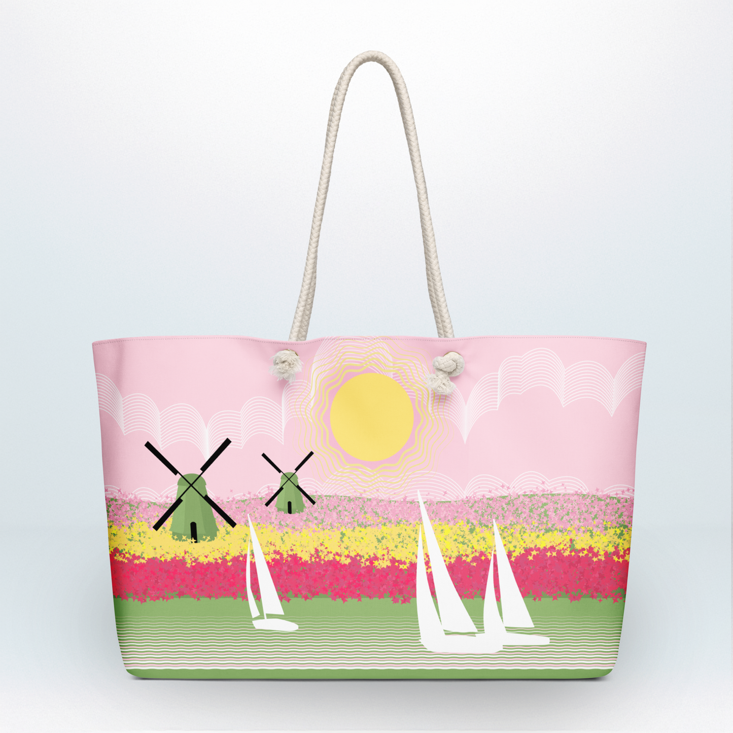 Oversized weekender bag for quick getaways