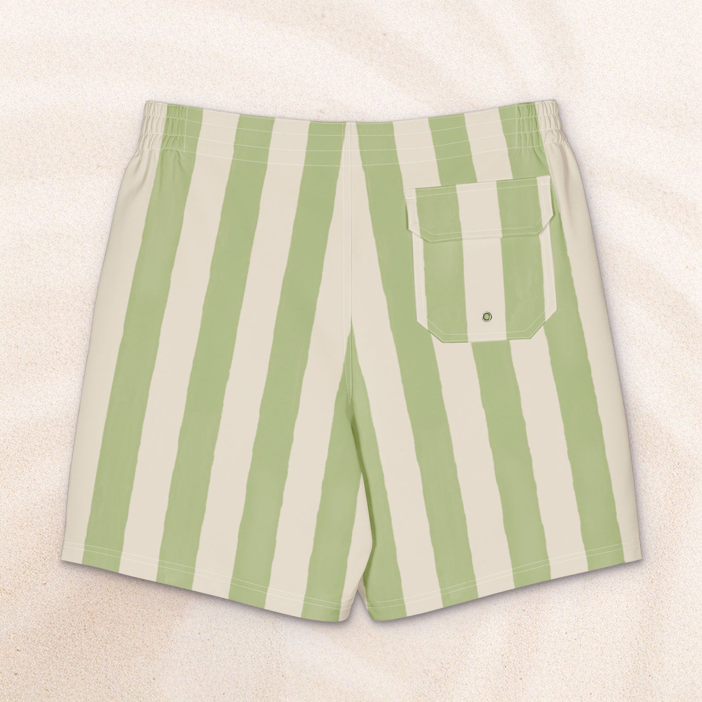 Palheiros Board Shorts – Khaki Sage
