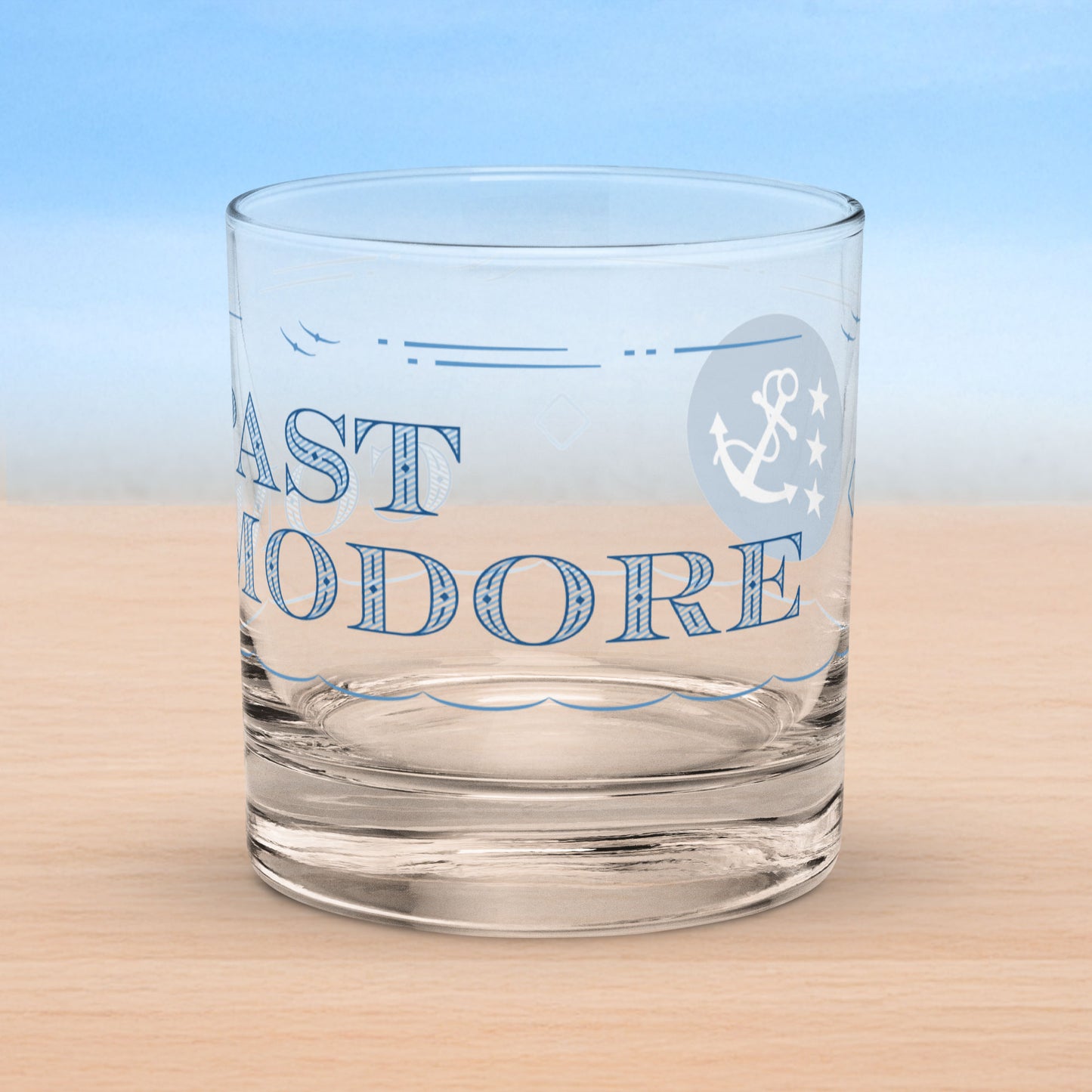 Commodore rocks glass collection – classic nautical-inspired old fashioned glasses for every role