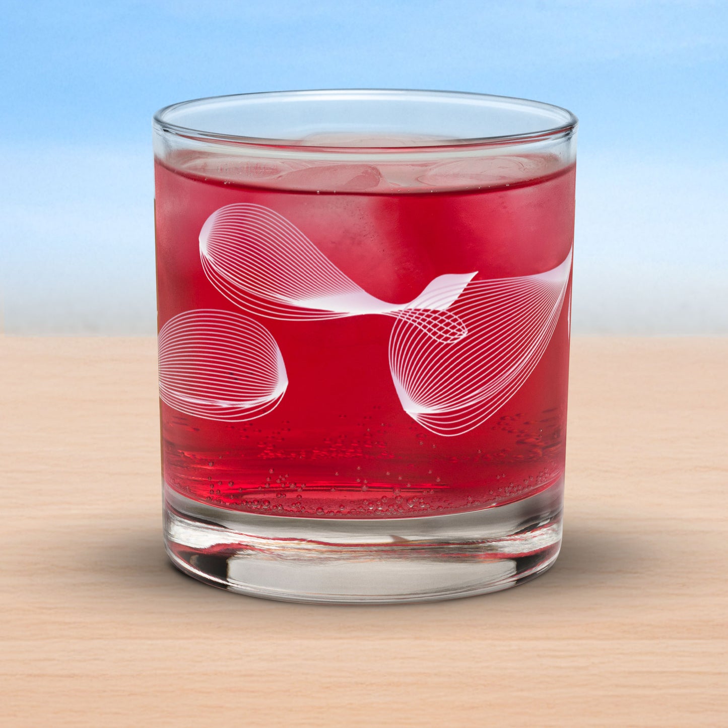 Whales old fashioned on-the-rocks glasses