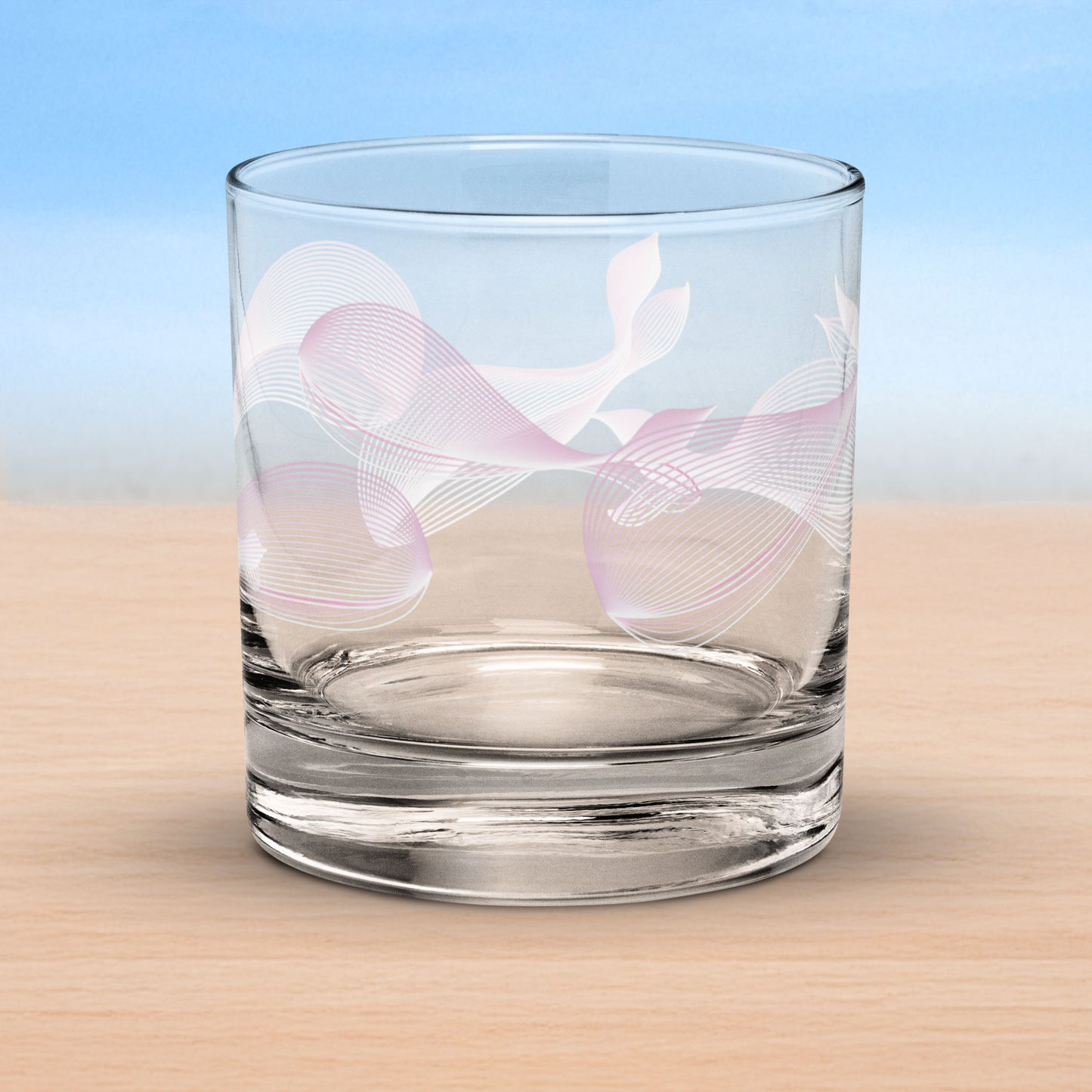 Whales old fashioned on-the-rocks glasses